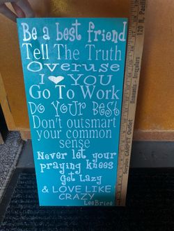 Lee Brice “Love Like Crazy” wooden sign