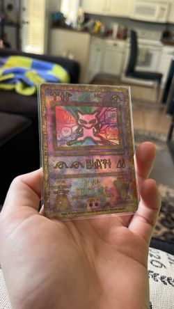 Ancient mew holo Pokemon card