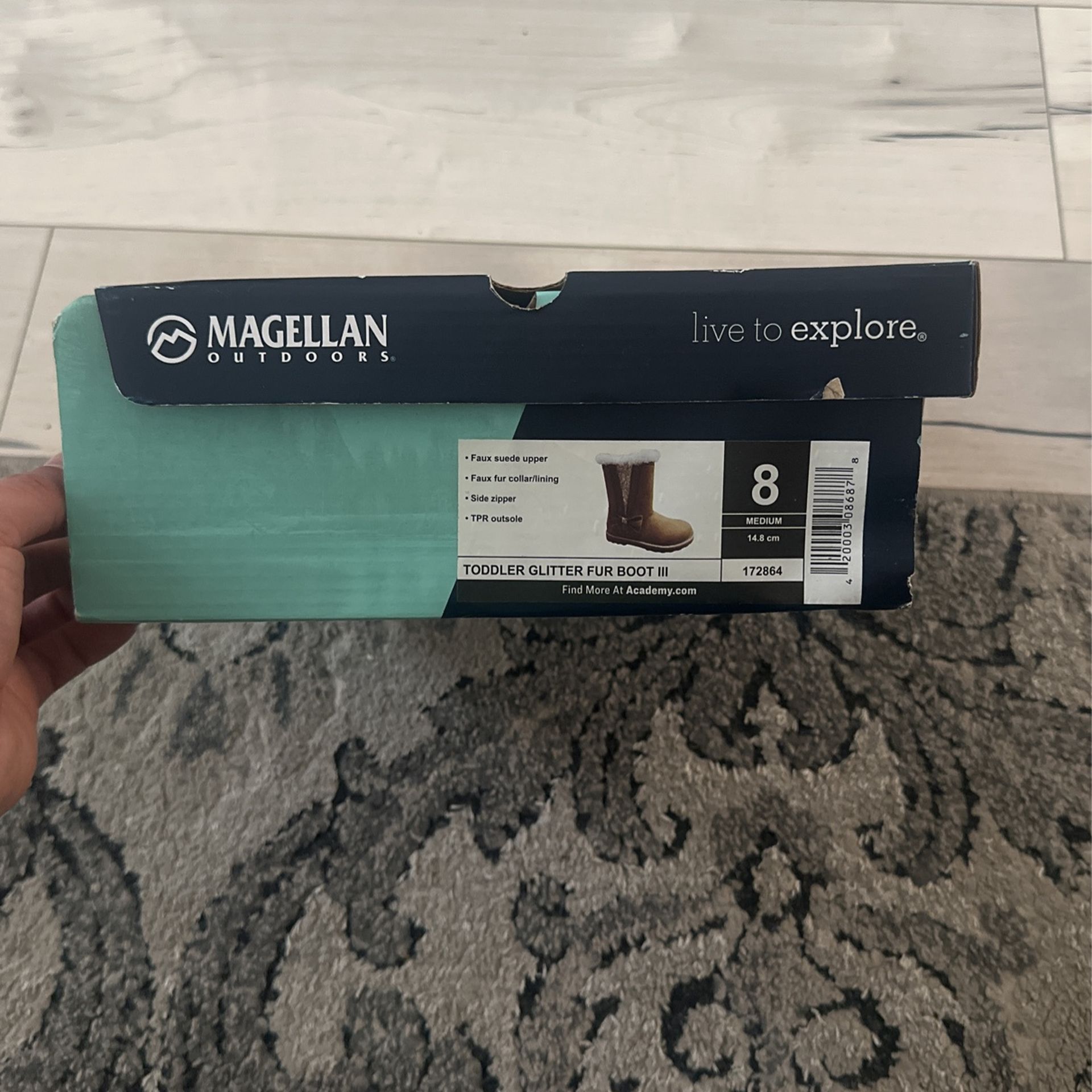 Magellan Toddler Fur girls boots