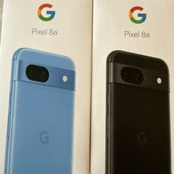 Brand New Unlocked Google Pixel 8a (Blue or Black) 128GB