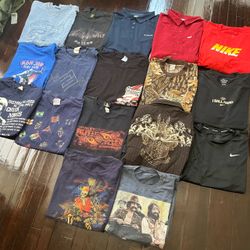 Men’s 2XL- 40 T-Shirts – Vintage & Graphic Tees – Multiple Styles