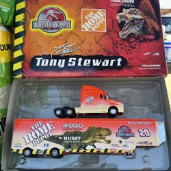 2001 Tony Stewart 1/64th Home Depot "Jurassic Park III"  