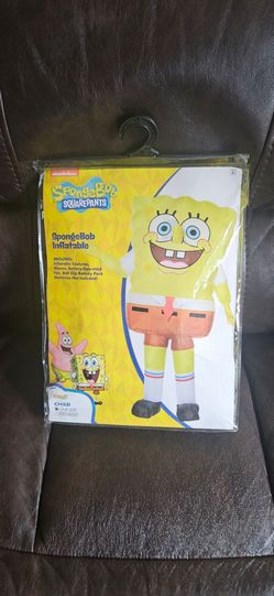 SpongeBob Inflatable Costume - Child 8+ One Size Fits Most by Spirit Halloween