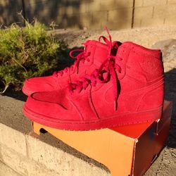 Jordan 1 Retro- Red Suede- Size 13
