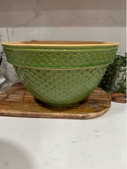 Large Yellow ware bowl