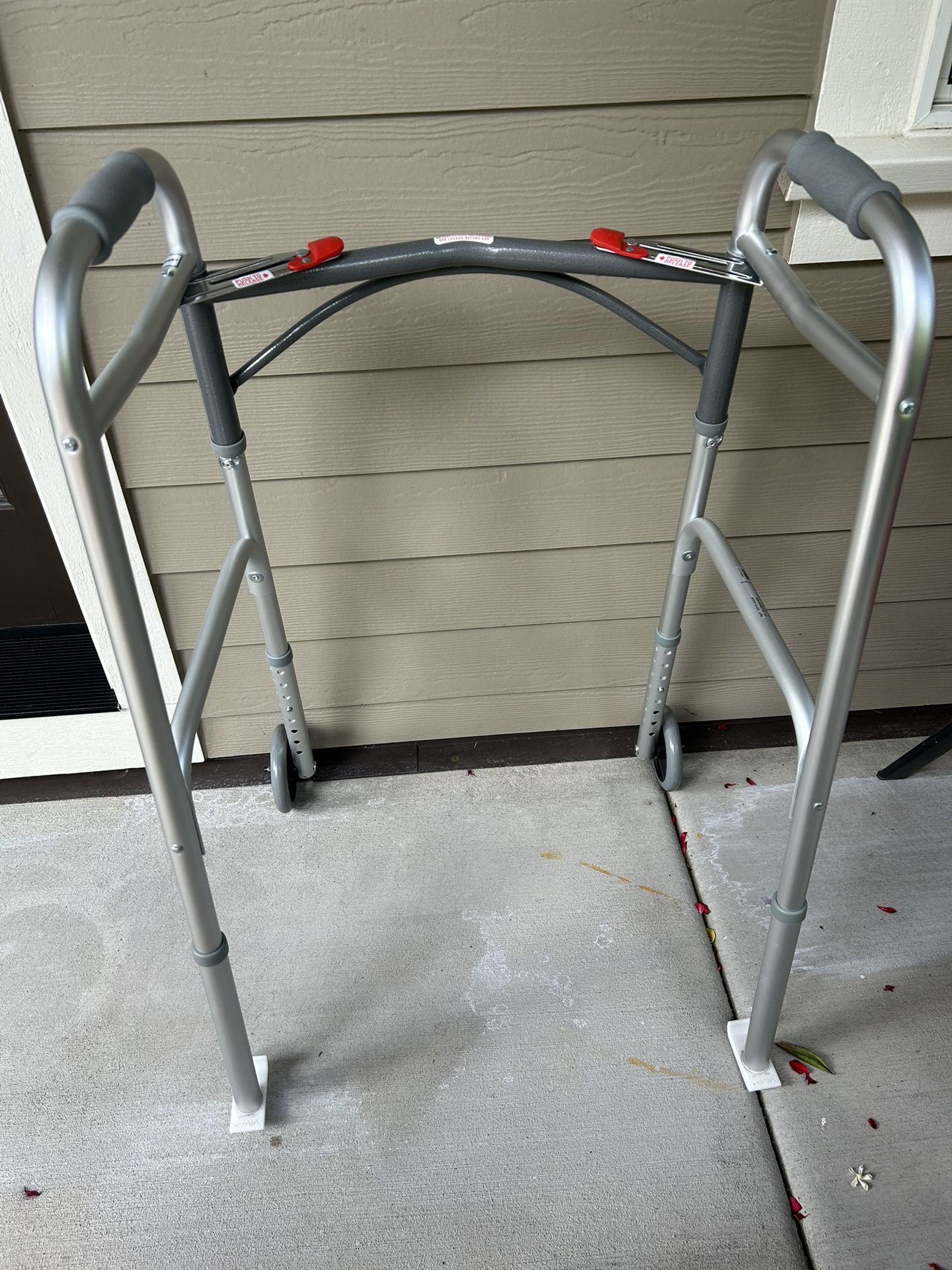 Folding Walker With Wheels (New Condition)