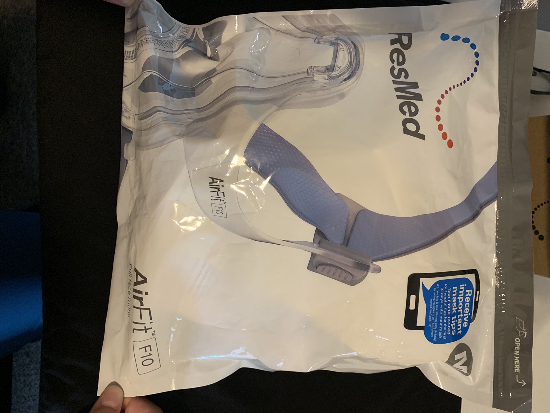 ResMed AirFit F10 full face mask