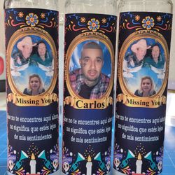 Dia De Los Muertos Candles,