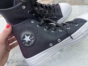 Brand New Converse Chuck Taylor All Star High Tops – Shimmer Edition