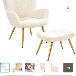 Shepra Chair And Ottoman 