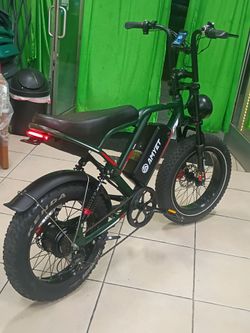 AMYET S8-S Electric Bike for Adult Hydraulic Brake 1500W 48V 20Ah e bike Bicycle. +30 mph. Range 40 miles. Odometer reads 159 miles.
Charger included.