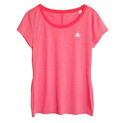 Adidas bright pink Climalite short sleeve t shirt size medium
