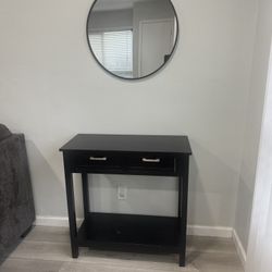 Black Entry Table 