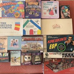 Vintage Board Games & Puzzles