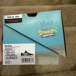 Vans SpongeBob Shoes Size 6.5 Men And 8 Women 