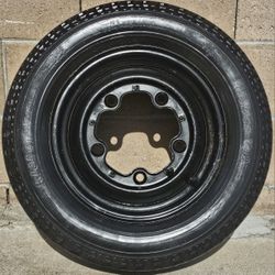Volkswagen Karmann Ghia Wheel OEM 56-66 Steel Black 15" x 4.5"
