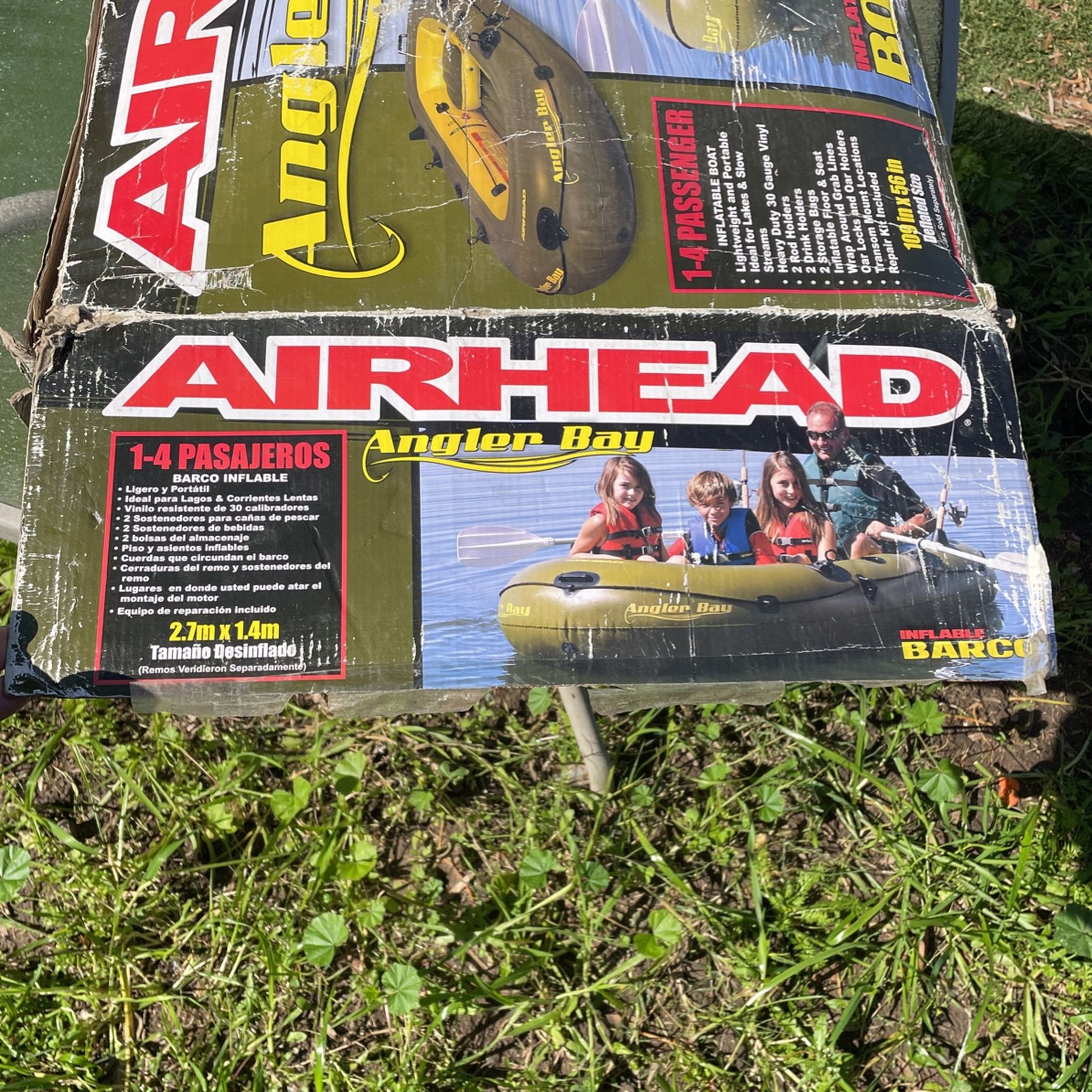 $20 AIRHEAD INFLATABLE BOAT - Angler Bay (NEW)