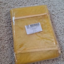 Organza bags 30, gold flat 6x9