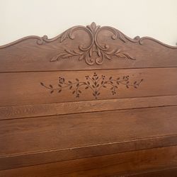 Antique Eastlake Victorian Full Sized Bed Set 