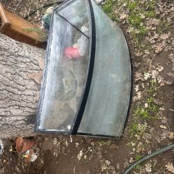  large bow-front aquarium