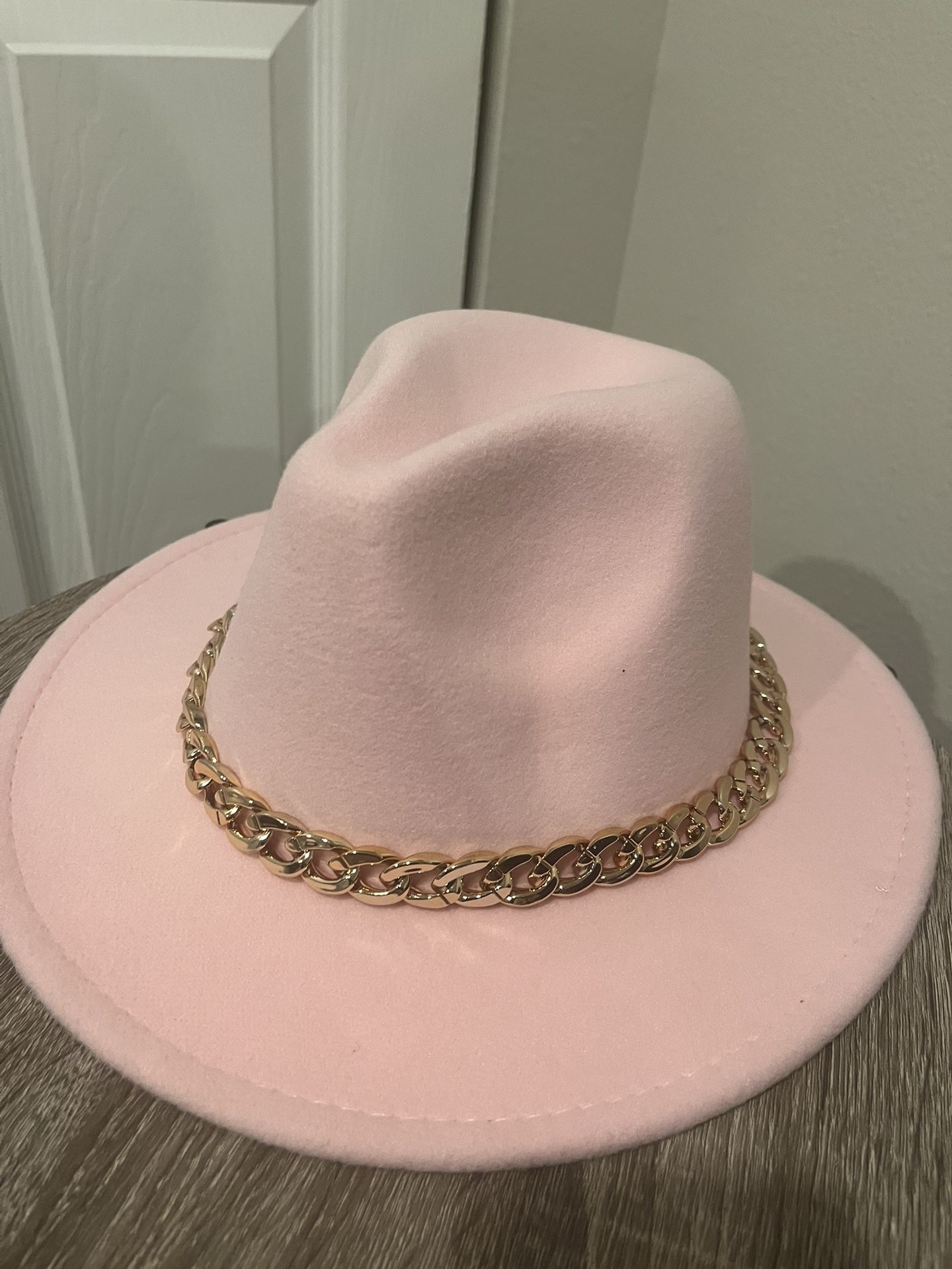 A Light Pink cowgirl Hat 