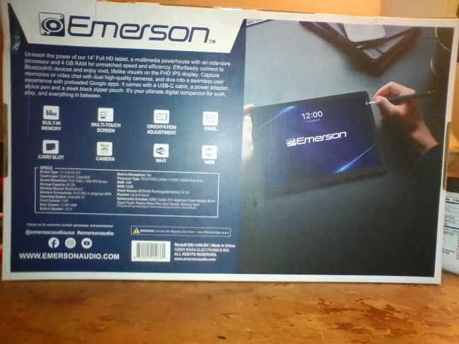 14/" Emerson EID-14000BK