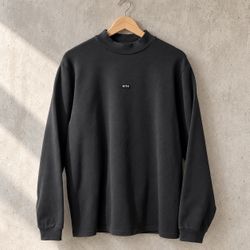 Kith Black Mock Neck Long Sleeve Top (xs)