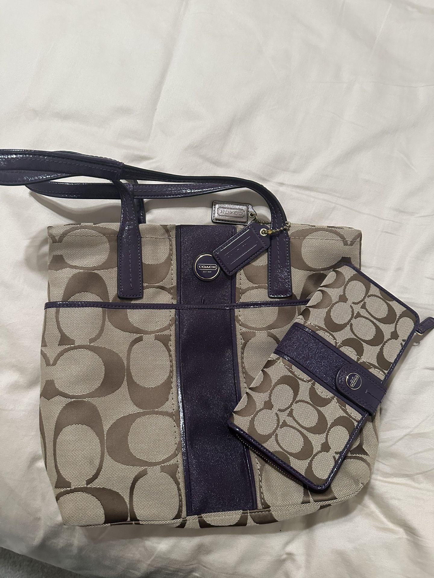 Coach Purse & Matching Wallet