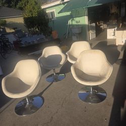 Vintage Lounge Swivel Chairs 
