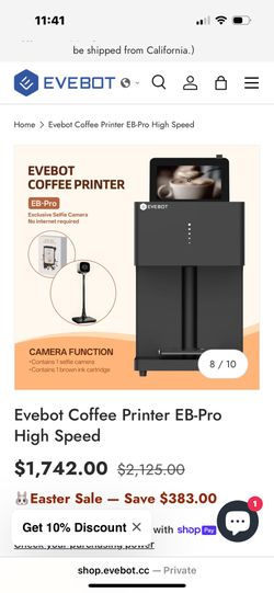 Event Coffee Printer / Maker