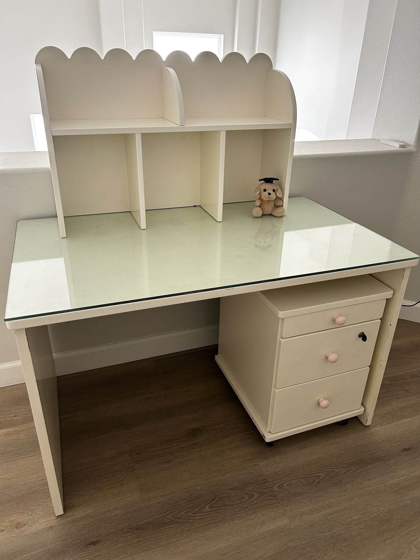 Solid White Desk