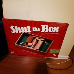 Shut The Box Board Game 