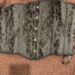 Large Corset , Black, Adjustable, 