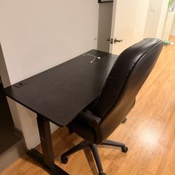 Electric standing desk and chair (Moving and need to get rid of ASAP)