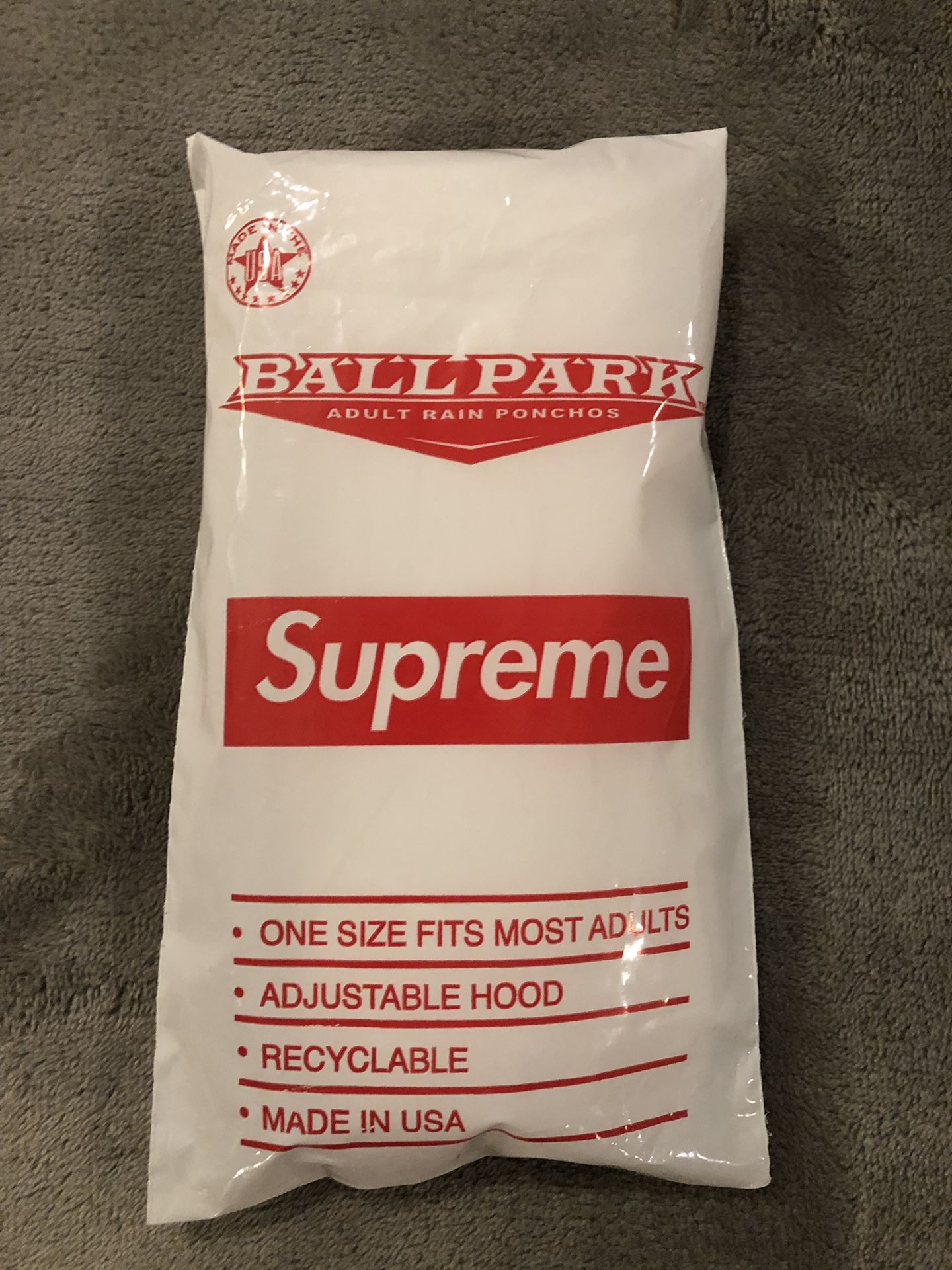 Supreme adult poncho