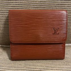 💯Authentic Louis Vuitton Epi Leather Trifold Wallet