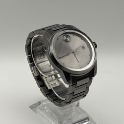 Movado Bold Verso SWISS Quartz Gunmetal IP Stainless Steel Men's Watch