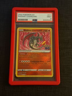 Radiant Charizard - 011/078 - Pokemon GO Holo PSA 9