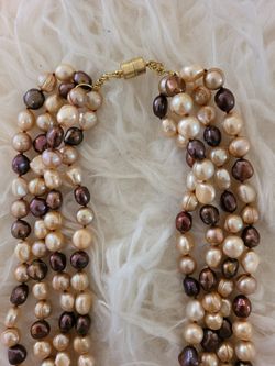 Gorgeous mixed natural pearls Necklace