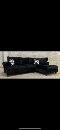 Black sectional