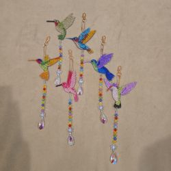 Hummingbird Diamond Art Charms