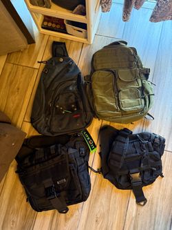 Tactical & EDC Bags – Individual Sale (or Lot Bundle)