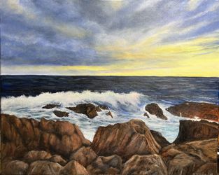 Coastline Original Painting 