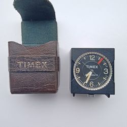 Vintage Timex Travel Alarm Clock 