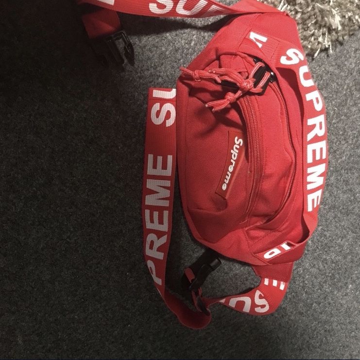 Red Supreme Fanny Pack