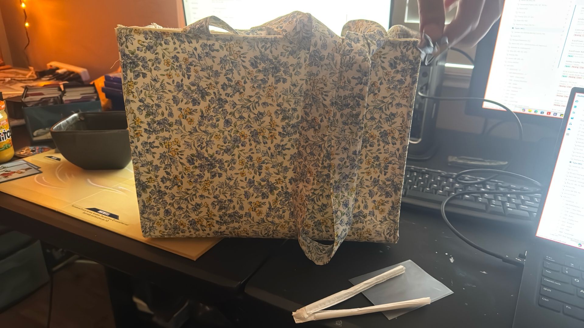 Tote Bag Flower Pattern