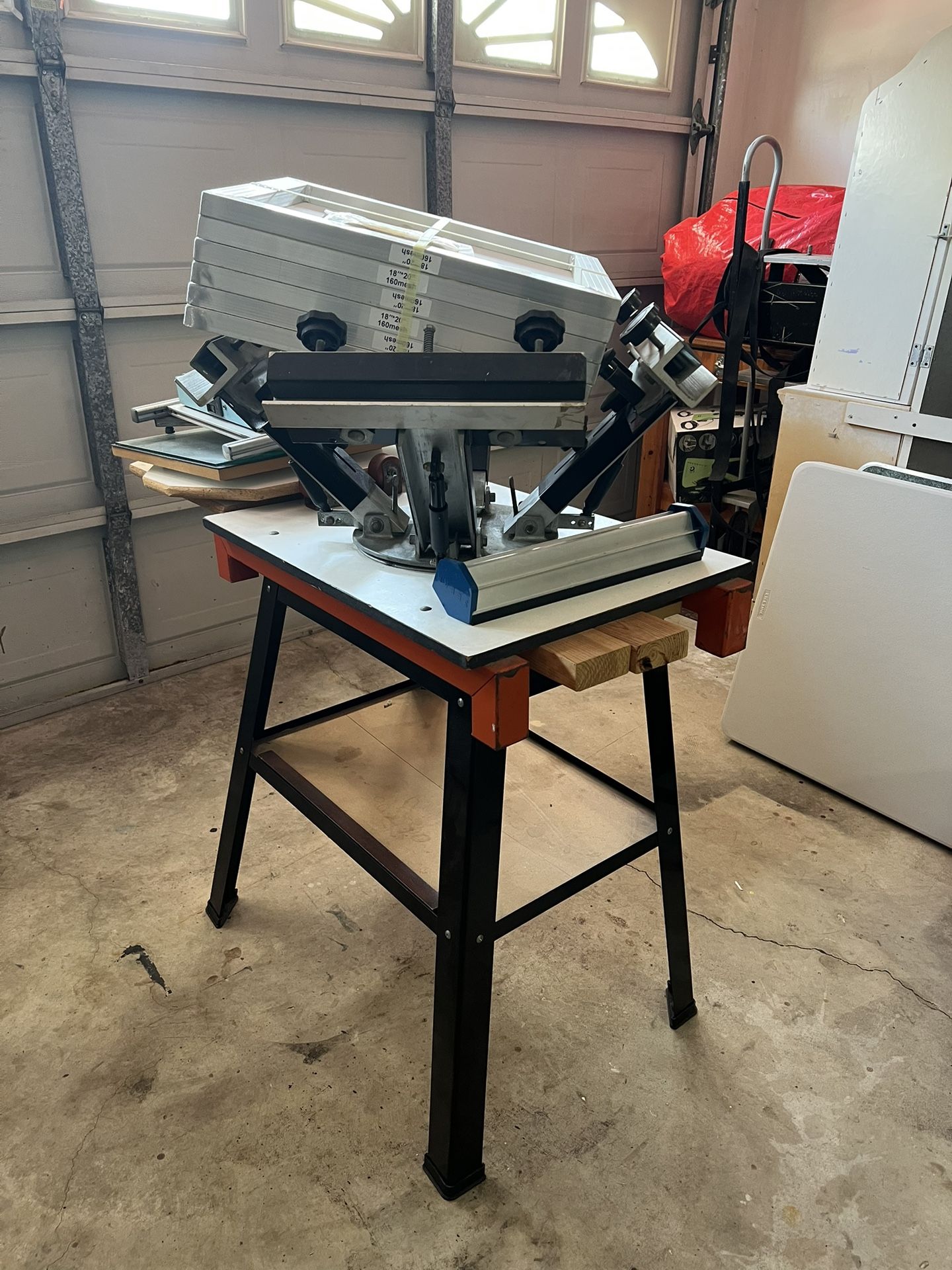 4 Color Screen Printing Machine