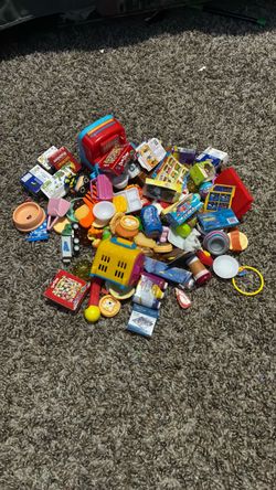 Pile of miniature toys