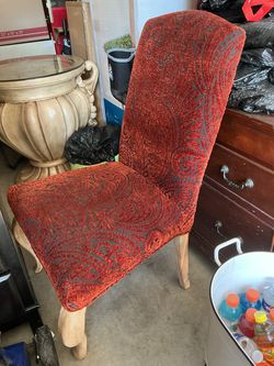 2 Orange chairs