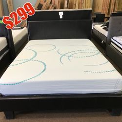 Queen Bed Frame And Mattress 